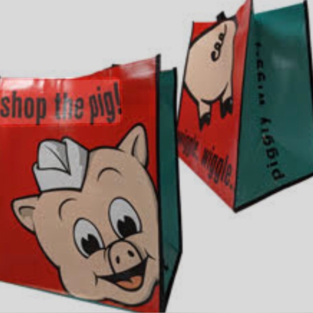 Shop the pig reusable shopping bag NEW Piggly Wiggly